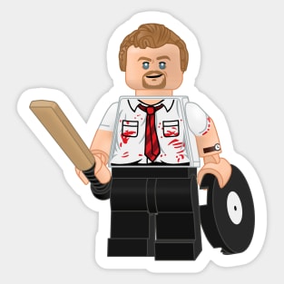 Lego Shaun of the Dead Sticker